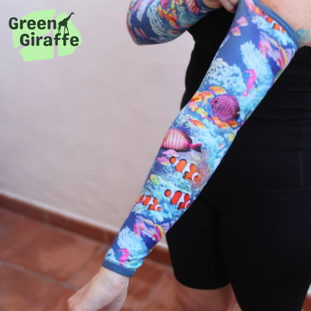 Arm Cozies - Under the sea - Green Giraffe
