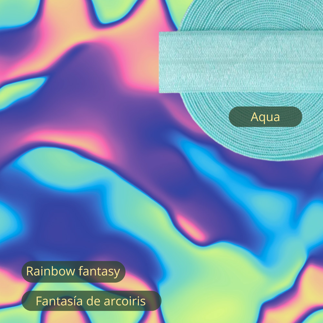 Arm Cozies - Rainbow fantasy - Green Giraffe