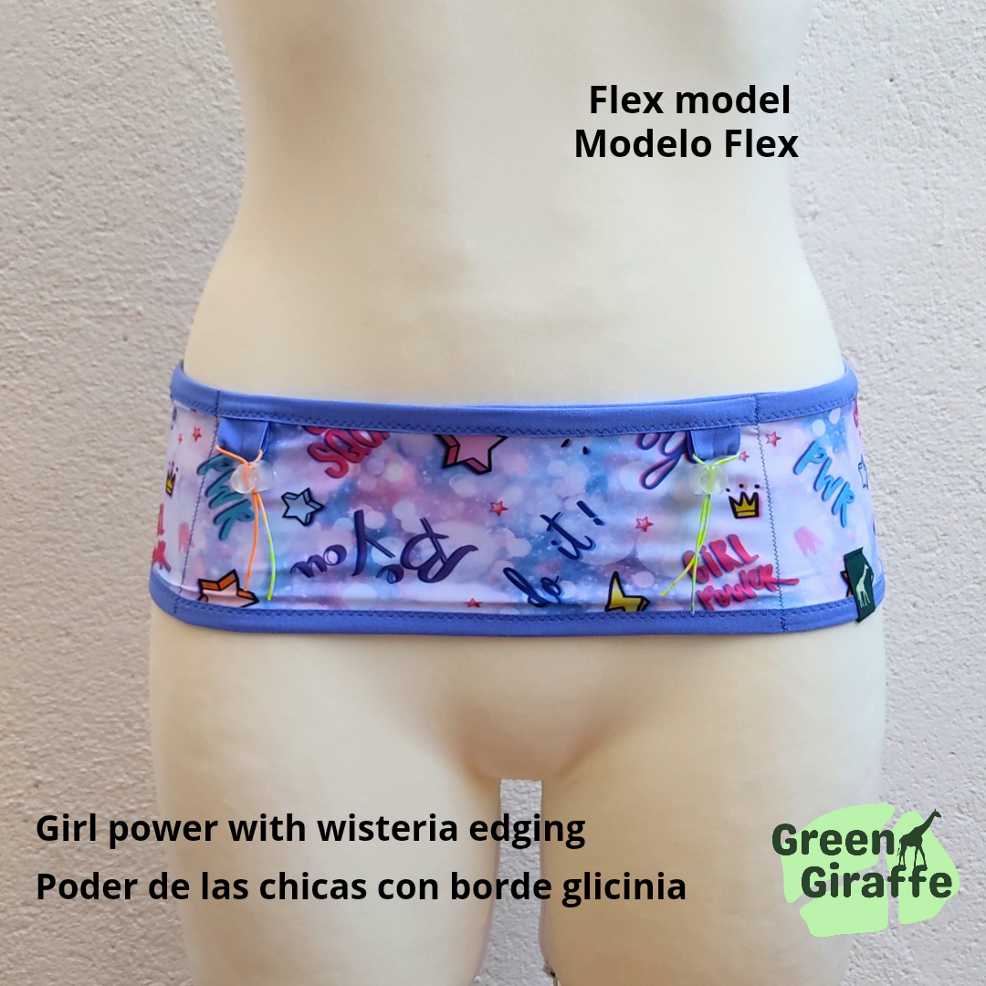 RunPouch Running Belt - Girl Power | Empowering & Stylish for Women - Green Giraffe