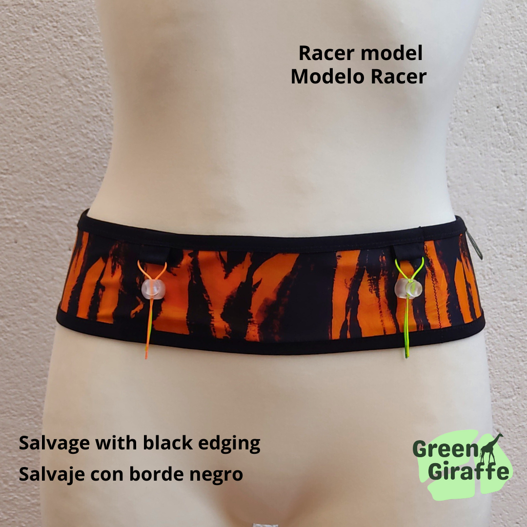 RunPouch Running Belt - Savage | Bold & Fierce for Ultimate Performance - Green Giraffe