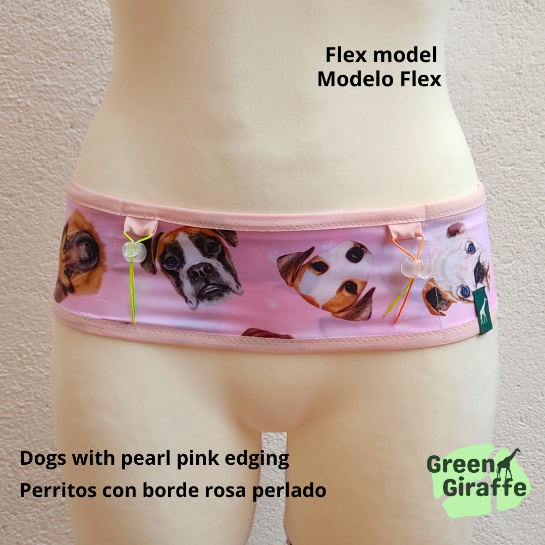 RunPouch Running Belt - Dogs - Green Giraffe