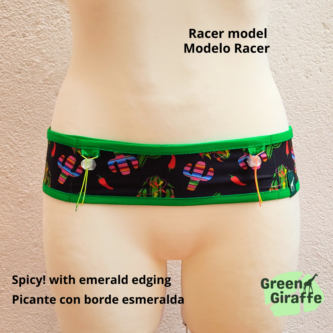 RunPouch Running Belt - Spicy | Bold & Energetic for Active Lifestyles - Green Giraffe