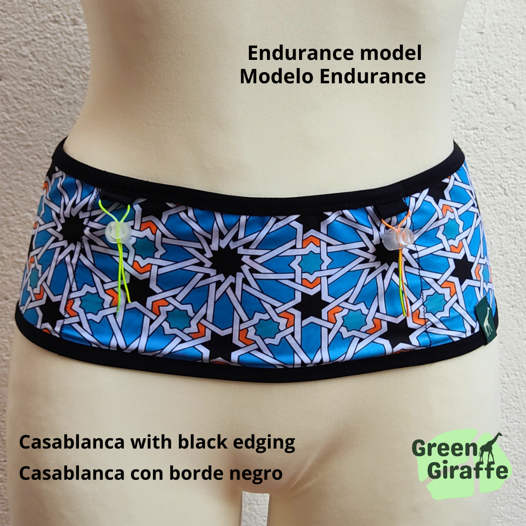 RunPouch Running Belt - Casablanca | Chic, Elegant & Functional for Active Lifestyles - Green Giraffe