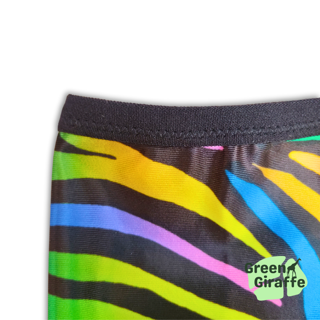 RunPouch Running Belt - Zebra fiesta - Green Giraffe