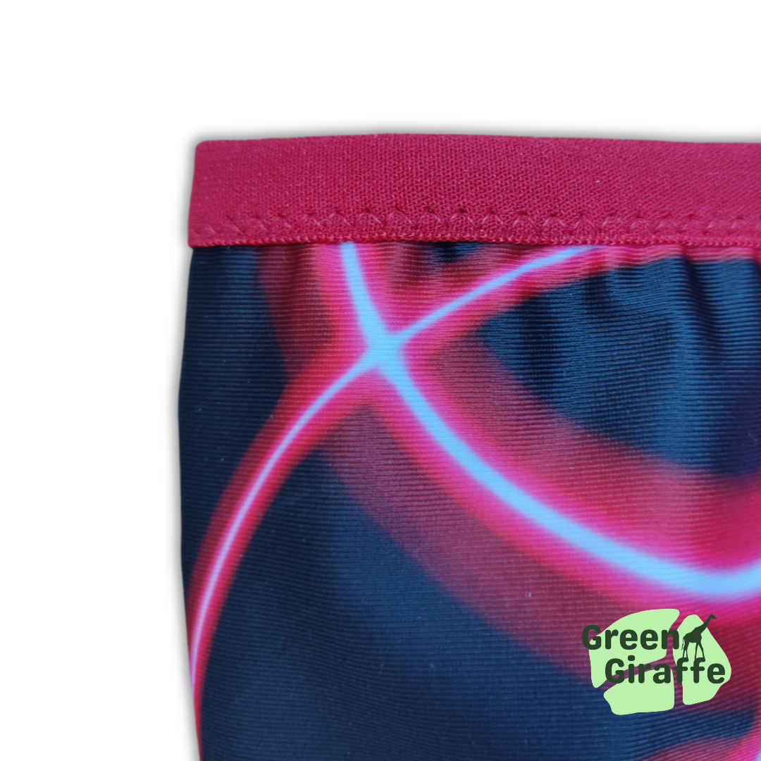 Red Wire Arm Cozies - Eye-Catching and Stylish for Active Wear - Green Giraffe