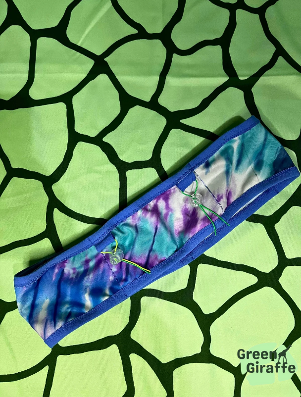 SALE | Marble Arm Cozies & Running Belts - Green Giraffe