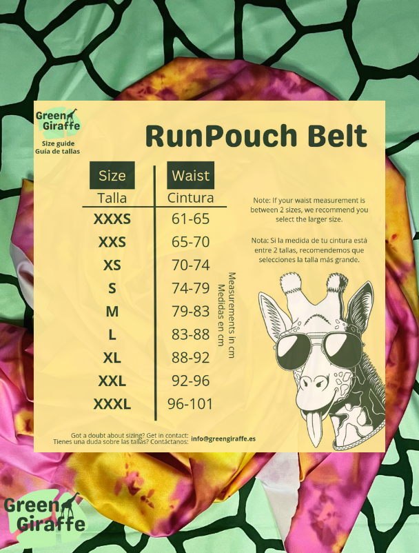 SALE | Tutti Frutti Arm Cozies & Running Belts - Green Giraffe