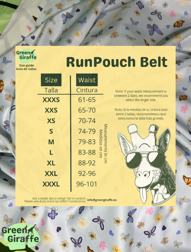 SALE | Butterflies Arm Cozies & Running Belts - Green Giraffe
