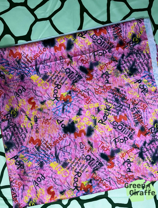 SALE | Pink Graffiti Arm Cozies & Running Belts - Green Giraffe