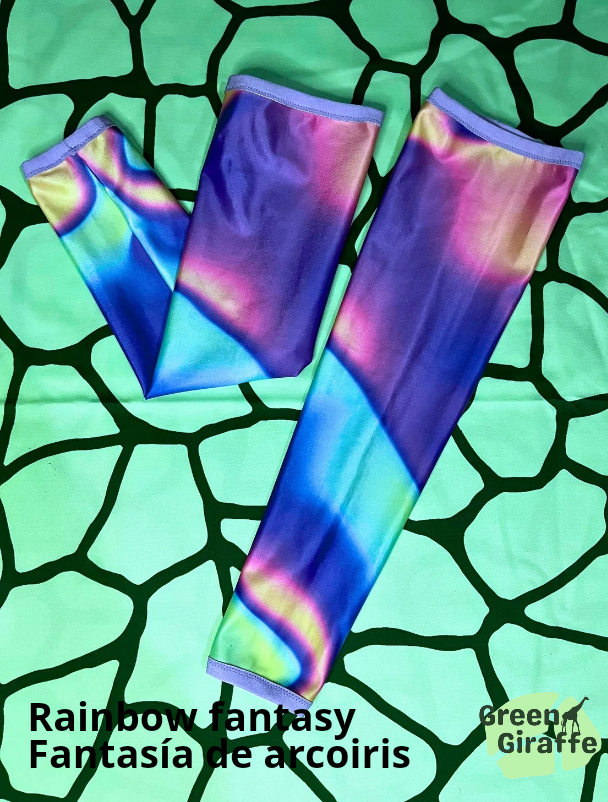 SAMPLE SALE | Arm Cozies - Green Giraffe