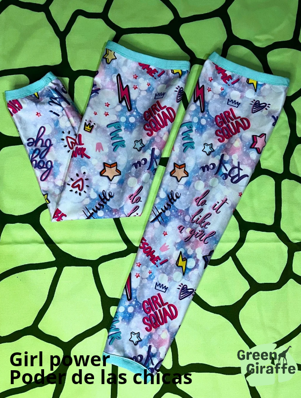 SAMPLE SALE | Arm Cozies - Green Giraffe