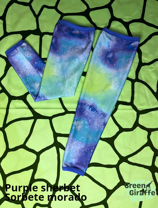 SAMPLE SALE | Arm Cozies - Green Giraffe