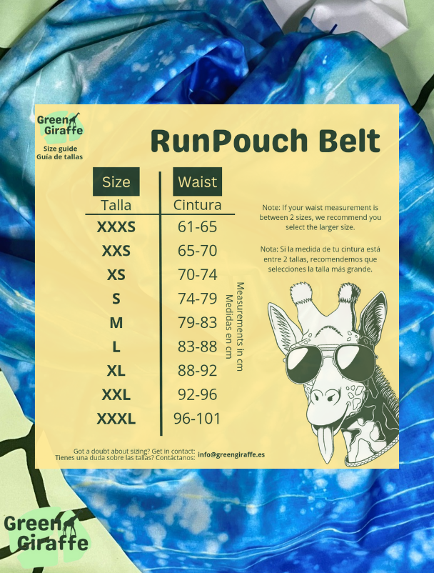 SALE | Oceania Arm Cozies & Running Belts - Green Giraffe