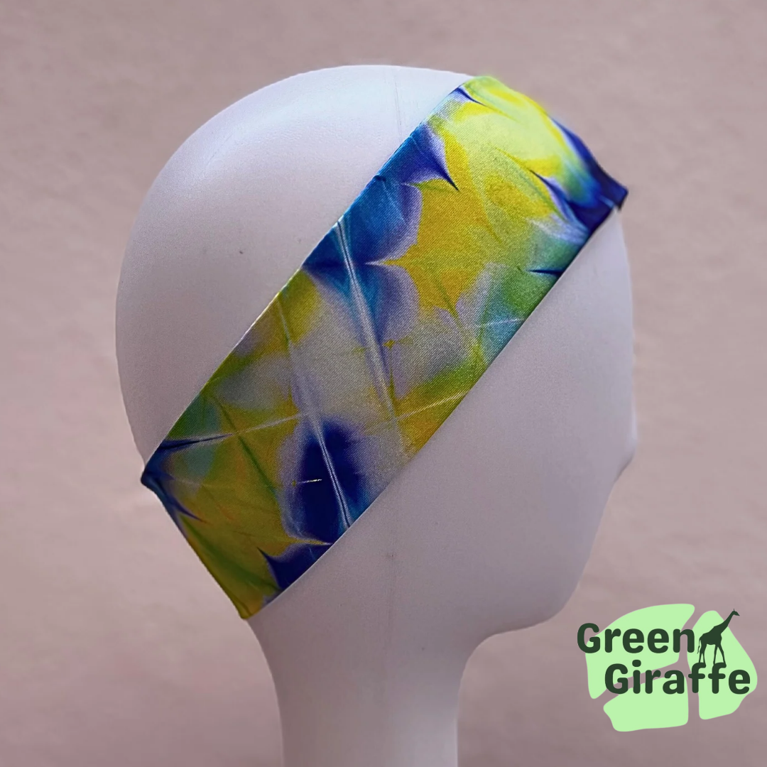 Tubular Headband | Versatile & Multifunctional for Sports - Green Giraffe