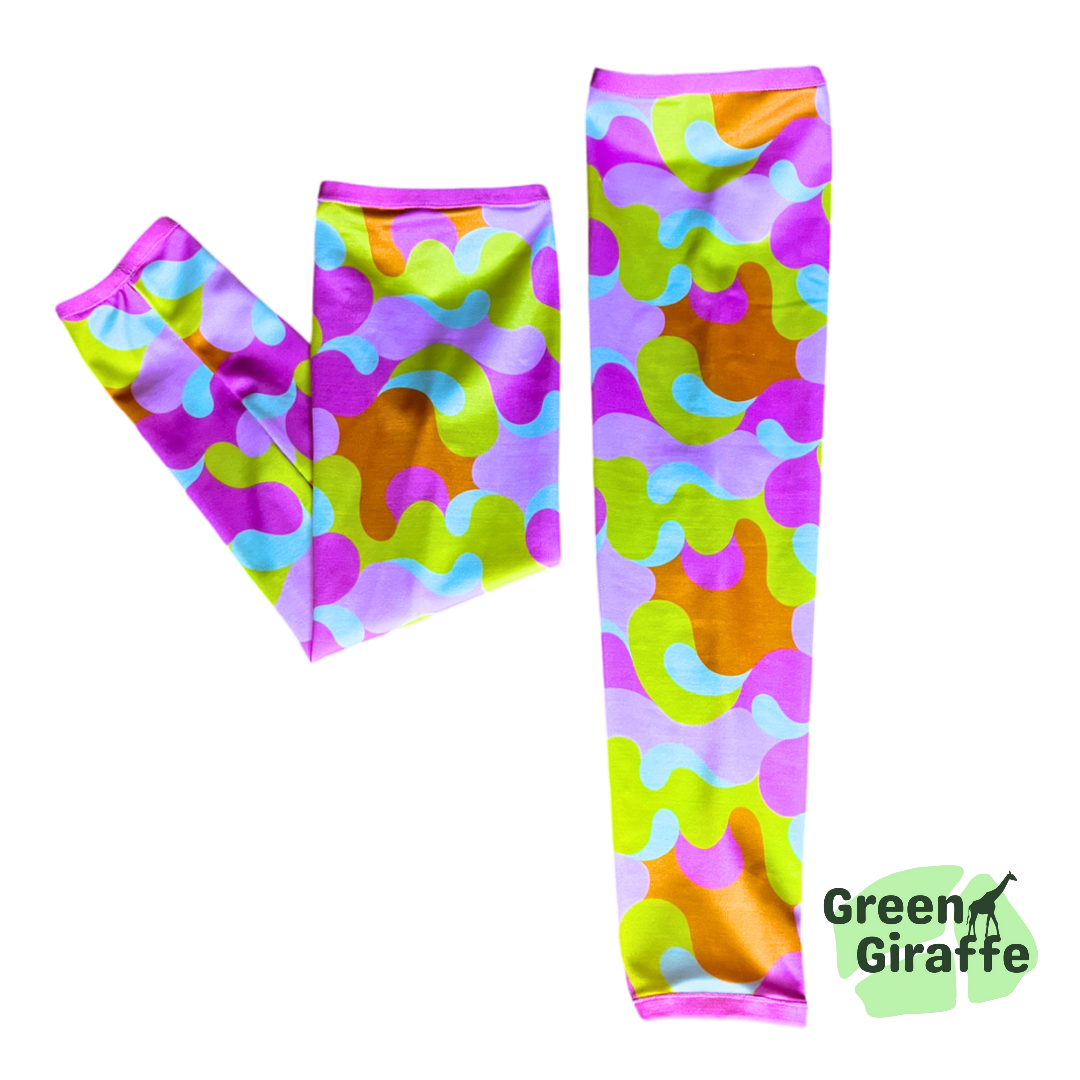 Arm Cozies - Retro pop - Green Giraffe