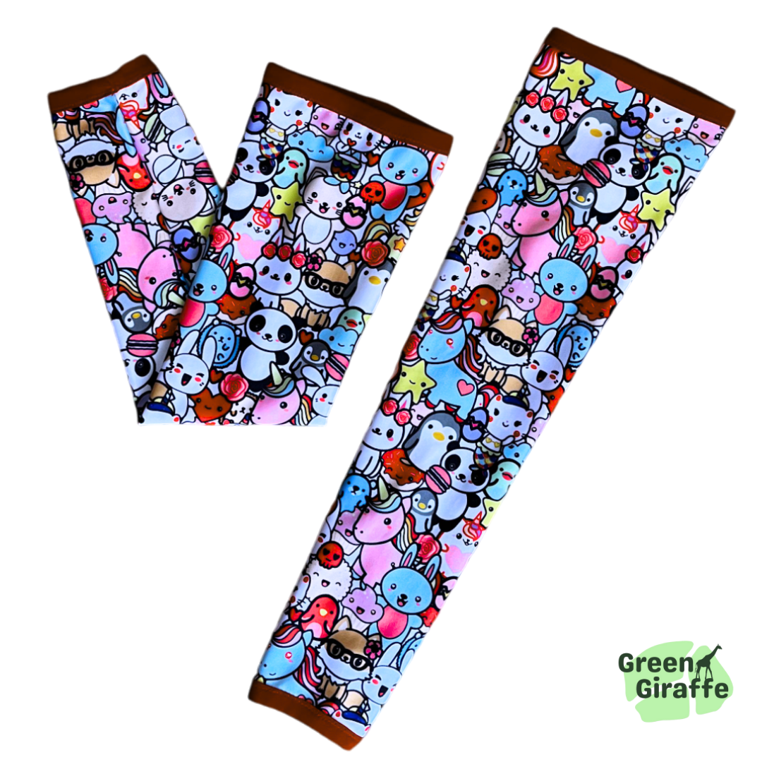 Arm Cozies - Cuties - Green Giraffe