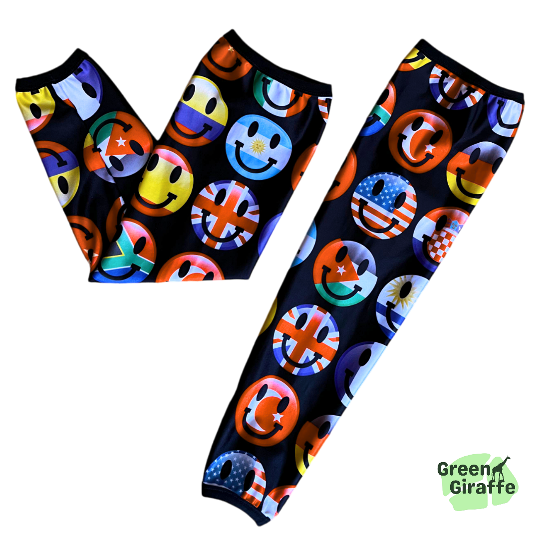 Arm Cozies - One world - Green Giraffe