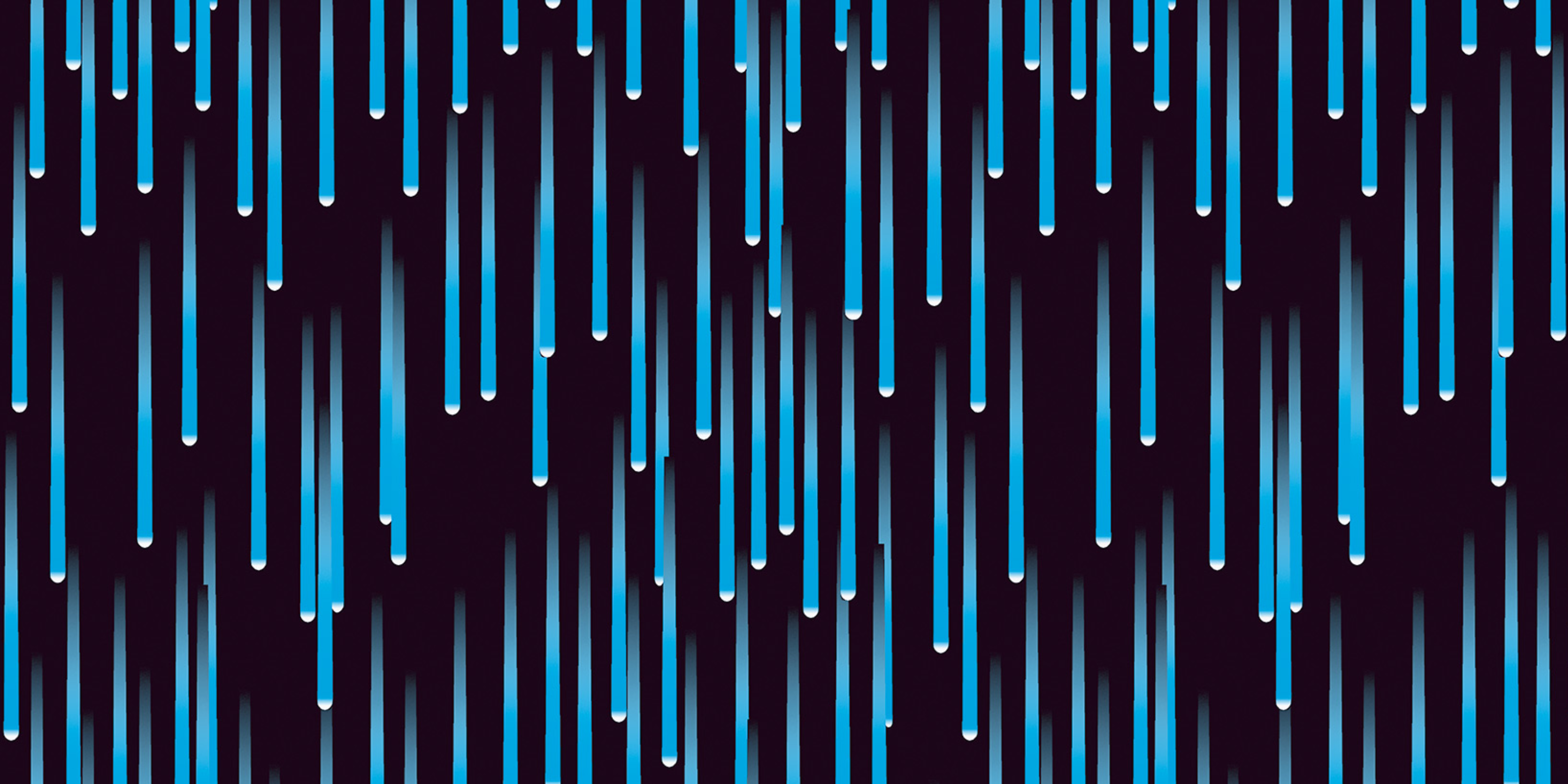 Blue cascade