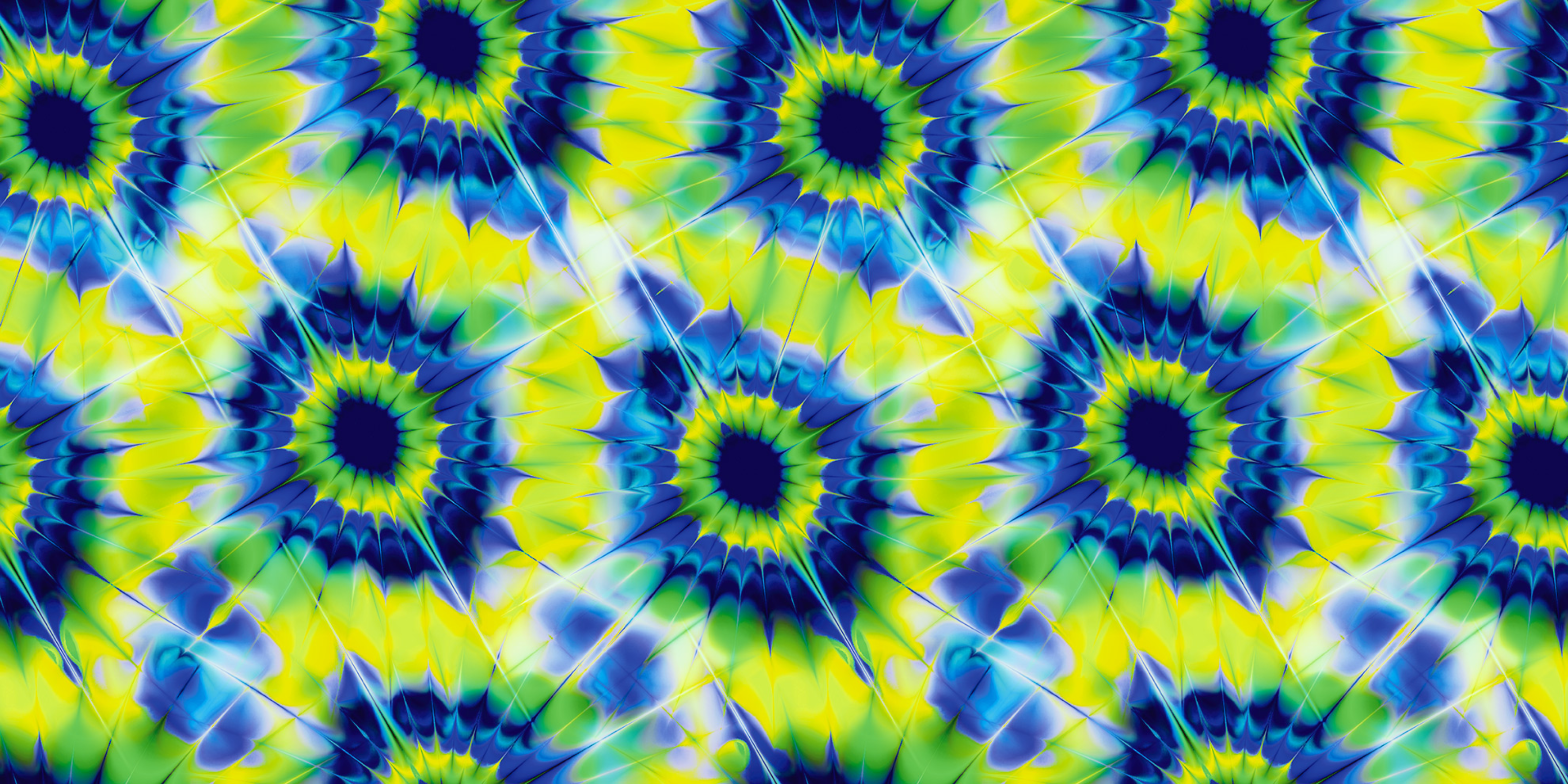 Blue tie-dye