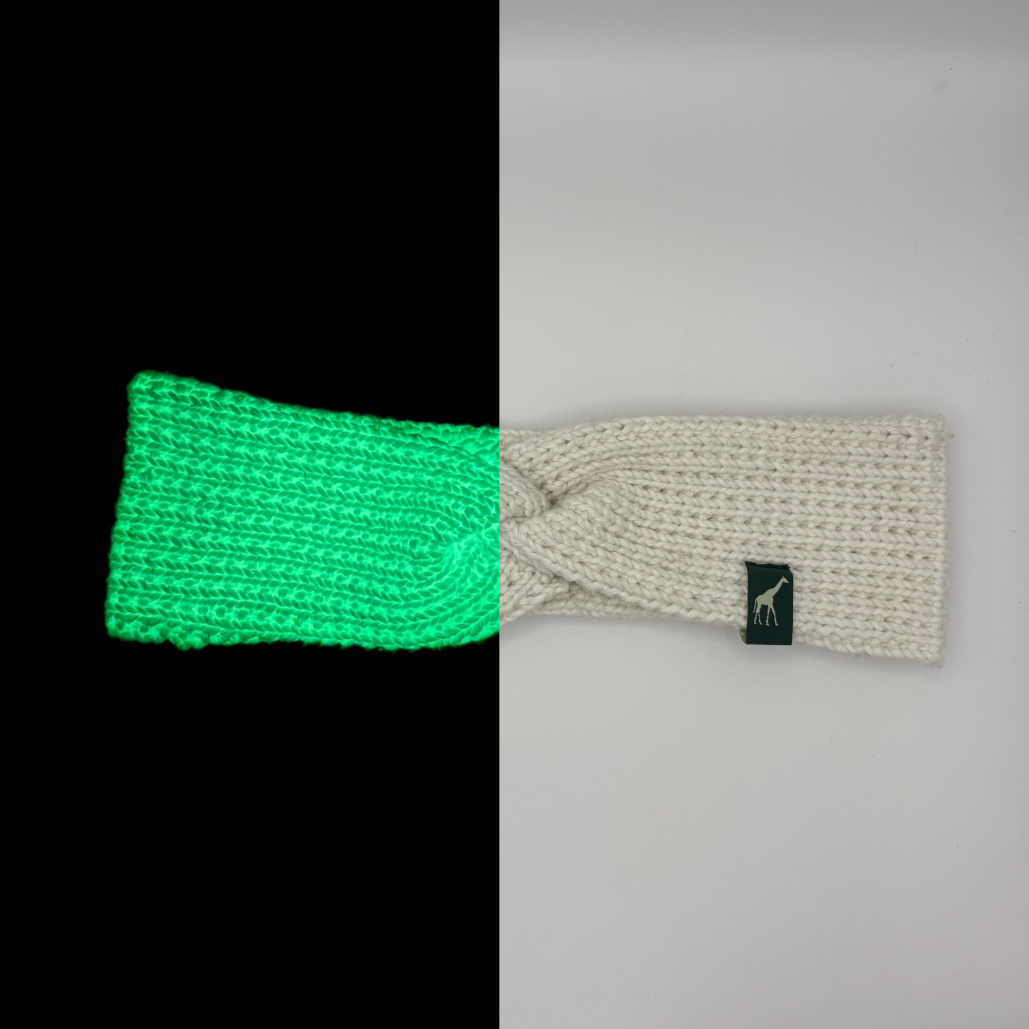 Glow in the Dark Headband - Green Giraffe