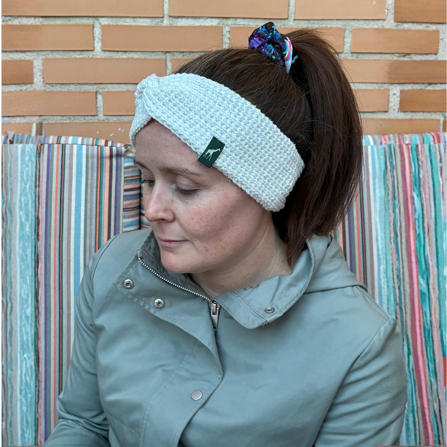 Glow in the Dark Headband - Green Giraffe