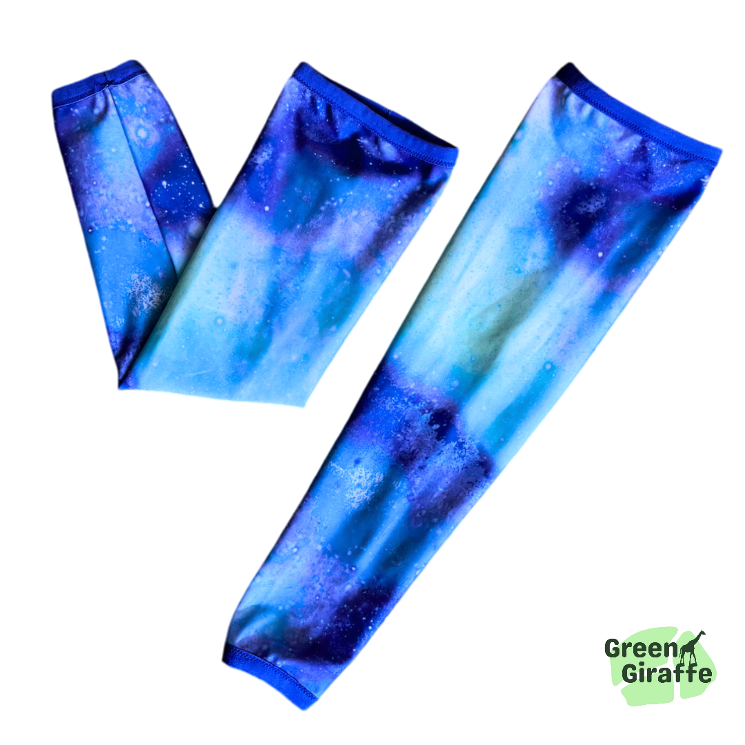 Arm Cozies - Purple sherbet - Green Giraffe